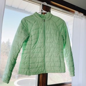 green lightweight faded glory coat
